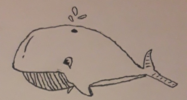 Dessin d'une baleine
