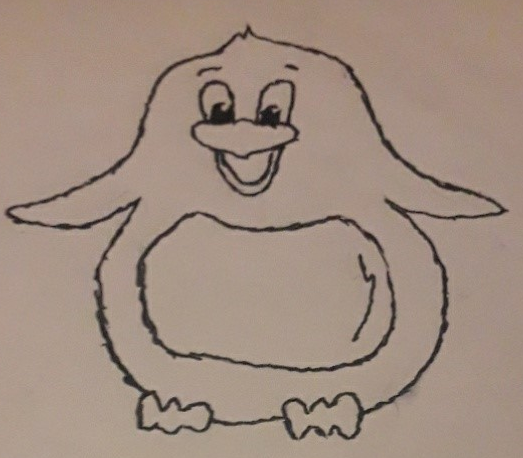 Dessin d'un pingouin